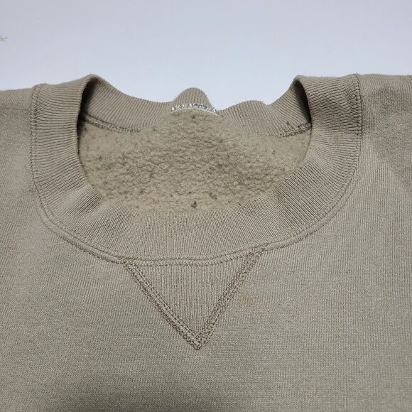 Vintage Russell Athletic Sweatshirt Mens 2XL Black Brown Colorblock Made in USA - Picture 4 of 8